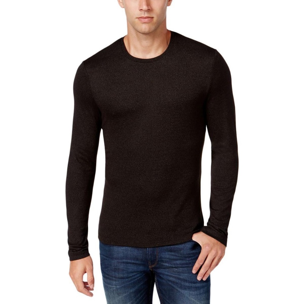 Alfani Collection Men Heathered Crewneck Shirt